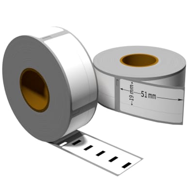 1x label compatible with the Dymo 11355 19 x 51 mm 500 labels per roll
