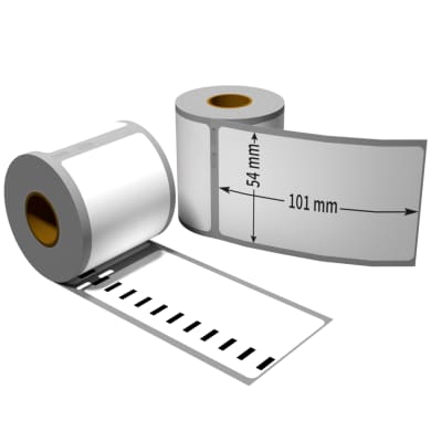 1x label compatible with the Dymo 99014 54 x 101 mm 220 labels per roll