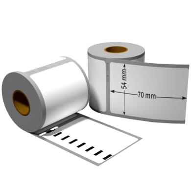 1x label compatible with the Dymo 99015 54 x 70 mm 320 labels per roll