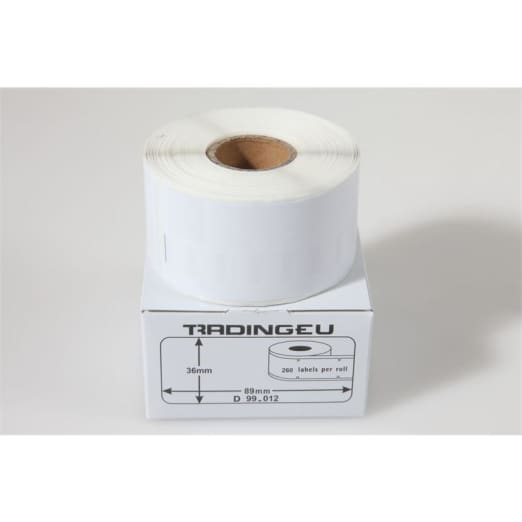 10 ROLLEN ETIKETTEN WEIß 36x89mm für DYMO LabelWriter LW400 Turbo