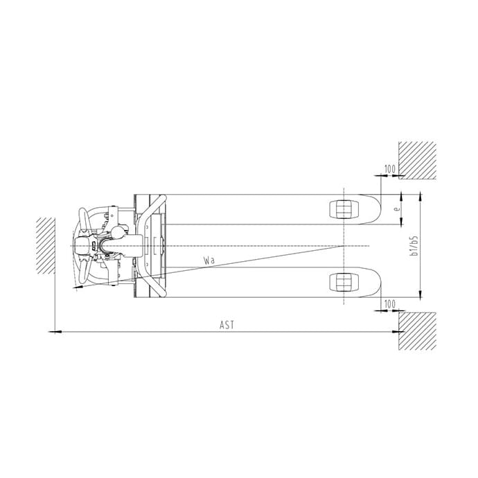 Hubwagen mit Lithium Ionen Batterie 1200 kg Tragkraft | inkl. Ladegerät und Batterie Hubwagen mit Lithium Ionen Batterie 1200 kg Tragkraft | inkl. Ladegerät und Batterie