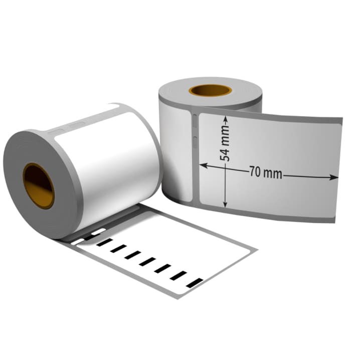 zu Dymo 99015 54x70mm 320 Label Etiketten pro Rolle 1x Label kompat