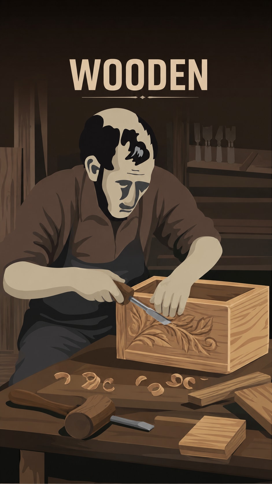 Wood — handmade material