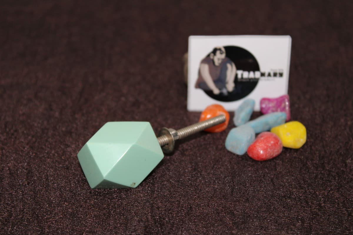 Diamond shape Resin Knob