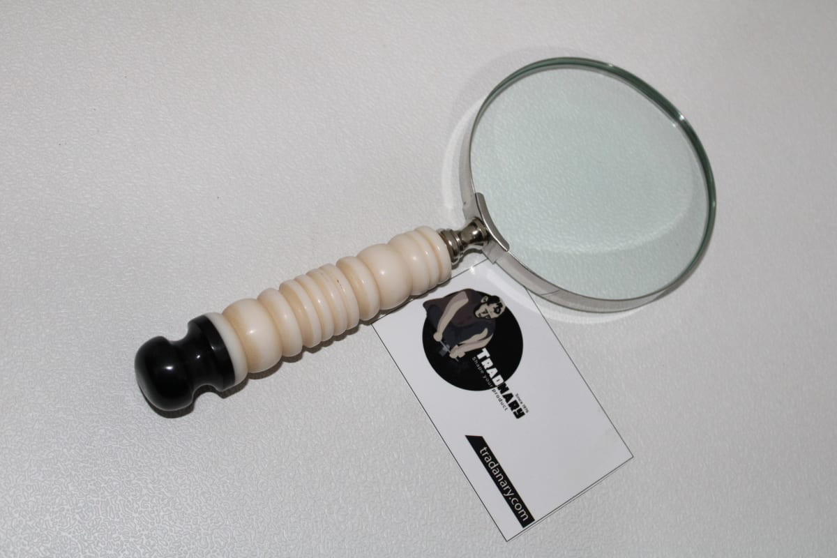 Black and White Magnifying Glass