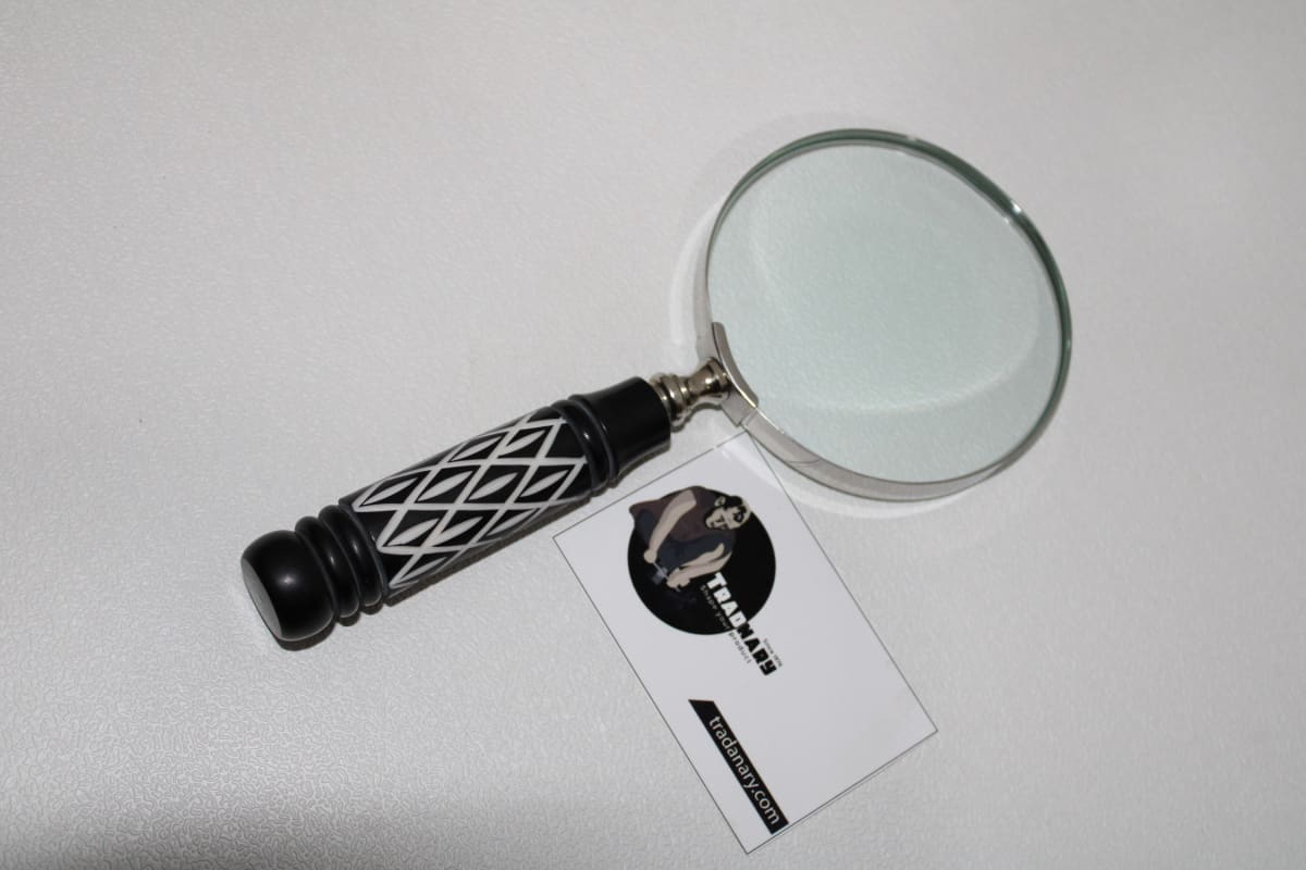 Carved Magnifying Glass