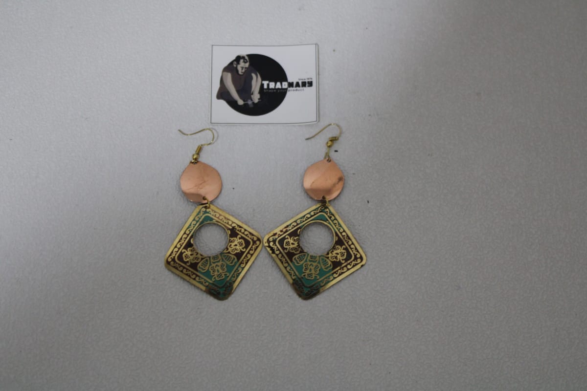 Brass  Earrings