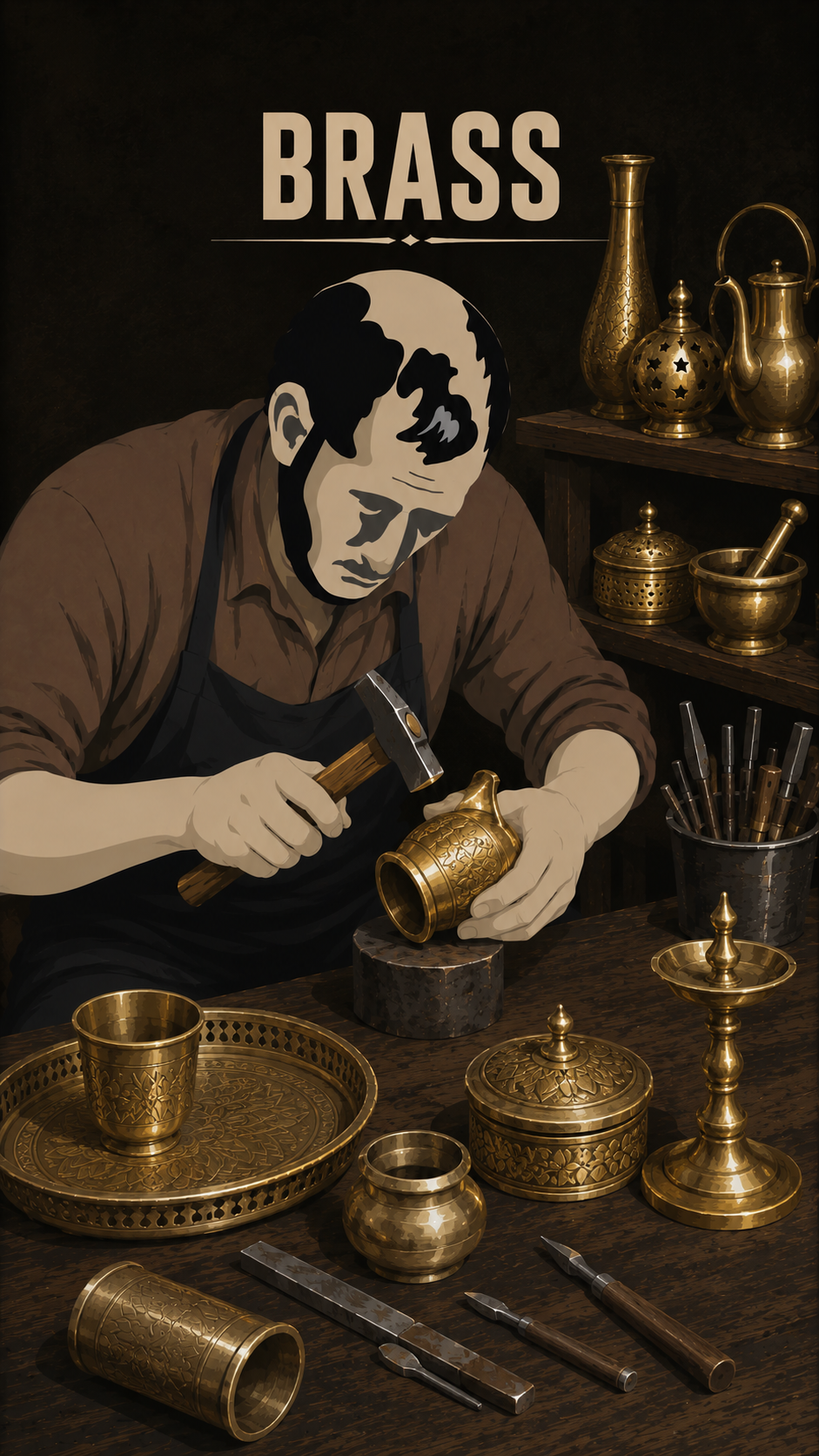 Brass — handmade material
