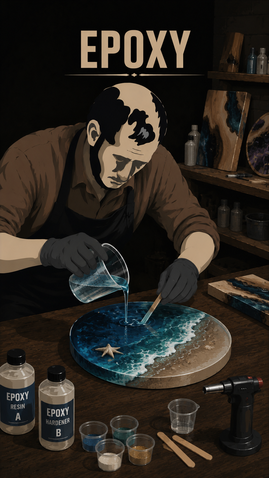 Epoxy — handmade material