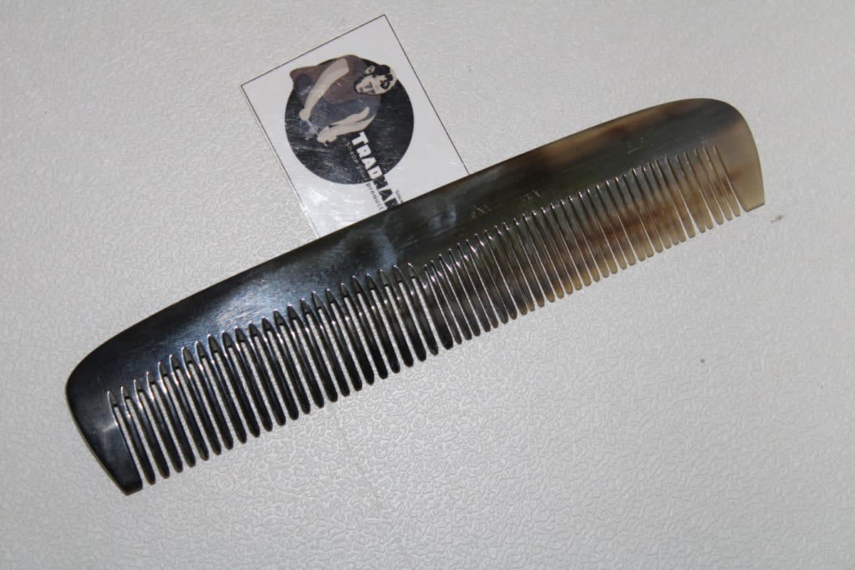 Black And Brown Horn Comb — Horn