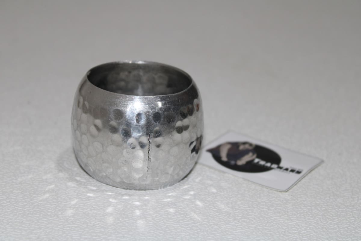 Iron Napkin Ring In Silver Color — Iron