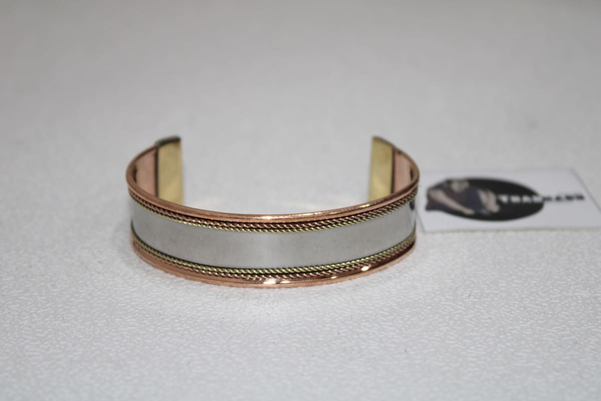 Copper Cuff With Iron — Copper