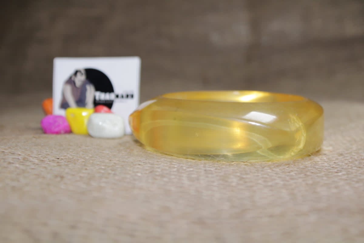 Transparent Resin Bangle — Resin