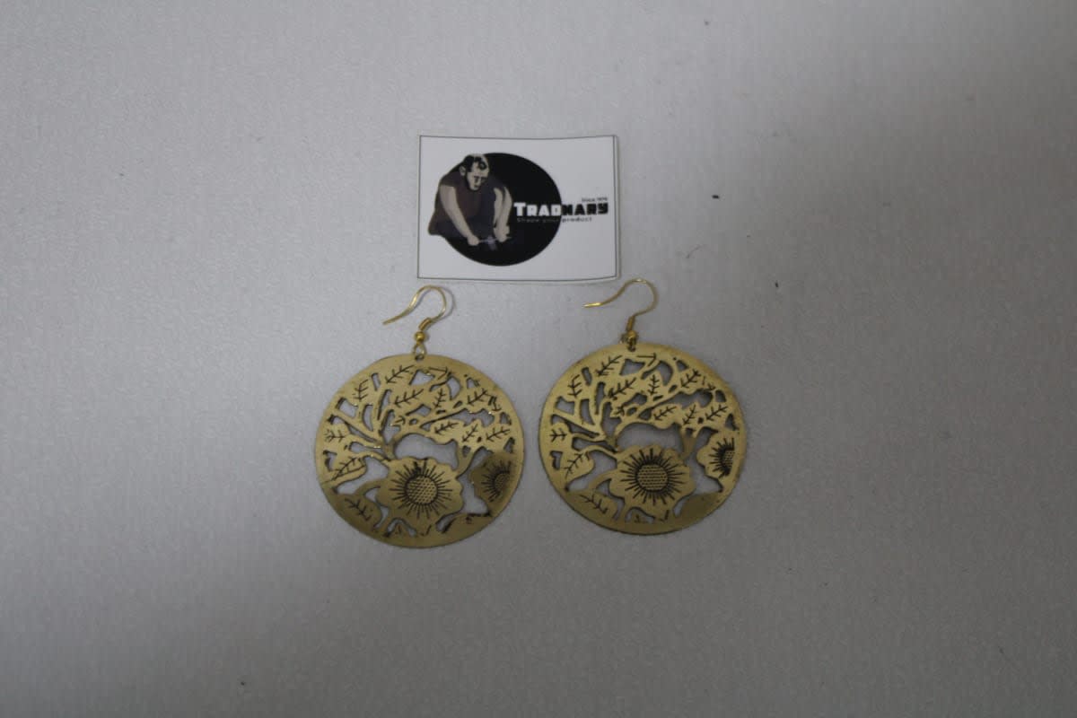 Brass Earrings — Brass
