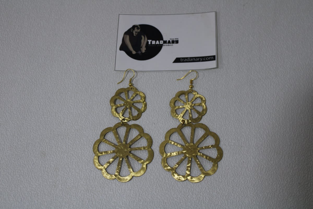 Brass Earrings — Brass
