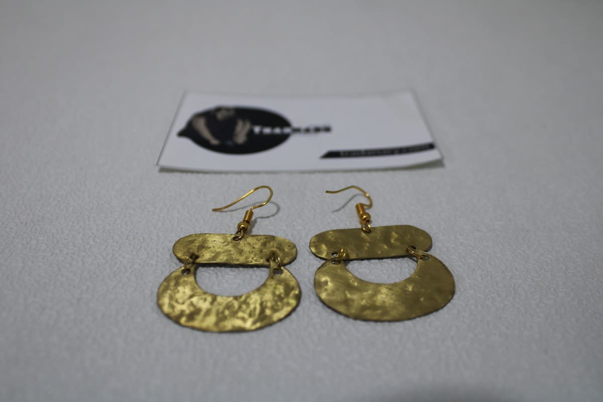 Brass Earrings. — Brass