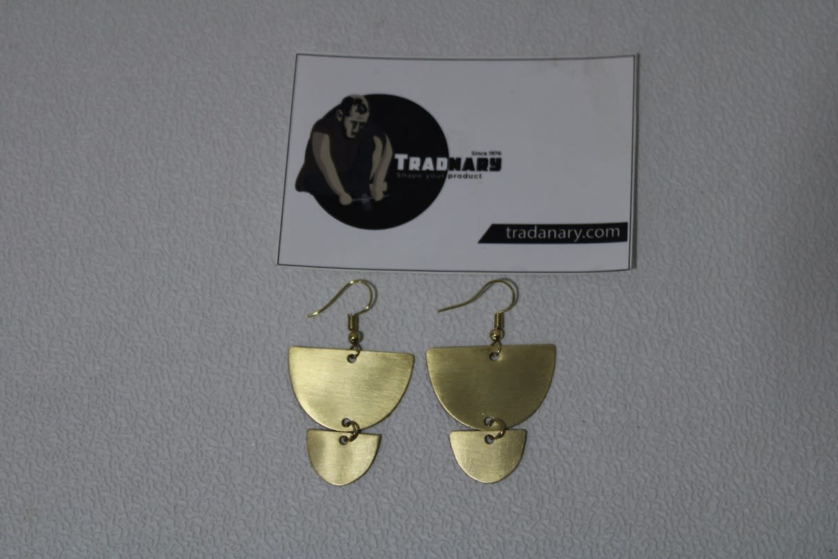Brass Earrings — Brass