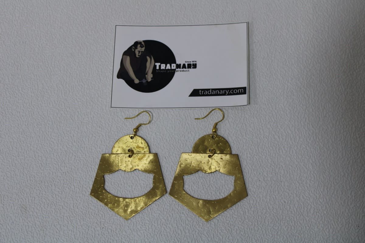 Brass EarriNgs — undefined