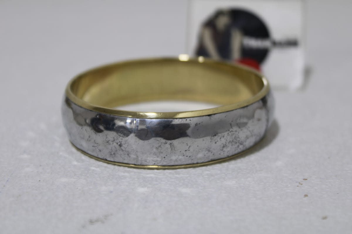 Brass Nickel Bangle — Brass