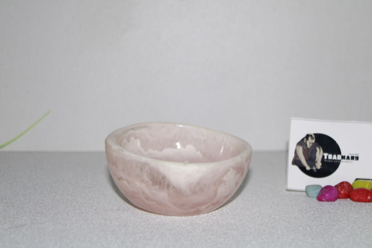 White Resin Small Bowl — Resin 