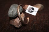 Copper And Brass Mix Magnetic Cuff Bracelet product view 2