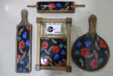 Wooden Serving khatiya platters set product view 1