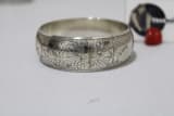 Nickel Brass Bangle In Flower Design product view 1