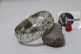 Nickel Brass Bangle In Flower Design product view 2