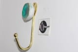 turquoise Color Ceramic Wall Hook product view 3