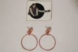 Circle Shape Copper Earrings product view 3