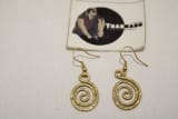 Brass Earrings In Jalebi Shape product view 2