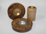 Plate Shape Wooden Incense Holder product view 3