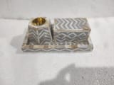 MOP Inlay Bakhoor Burner Set product view 2