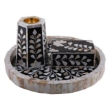 Bakhoor Burner Set In Green Color product view 2