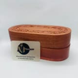 Wooden Attar Holder with Floral Carving product view 3