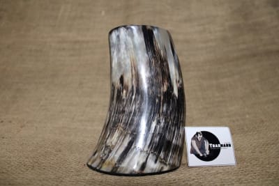 Black and Whitish Horn Mug thumbnail 5