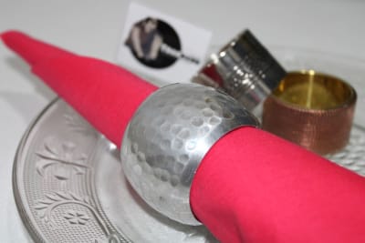 Iron Napkin Ring In Silver Color thumbnail 2