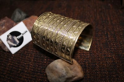 Wire Bending Brass Cuff thumbnail 2