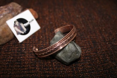 Copper Cuff With Rope Design thumbnail 2