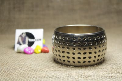 Cut Out Design Brass Bangle thumbnail 2