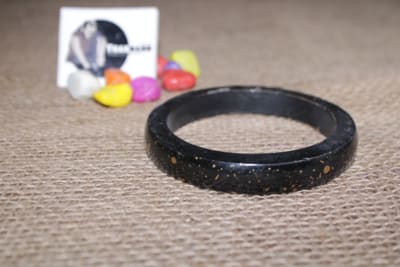 Black Resin Bangle thumbnail 2