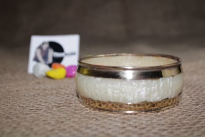 Resin Bangle With Joint Brass thumbnail 1