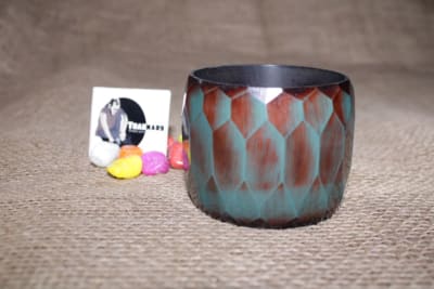 Hexagon Design In Round Resin Bangle thumbnail 1