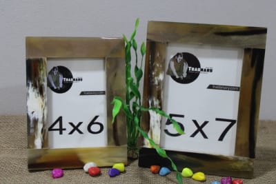 Plain Ox Horn Picture Frame thumbnail 1