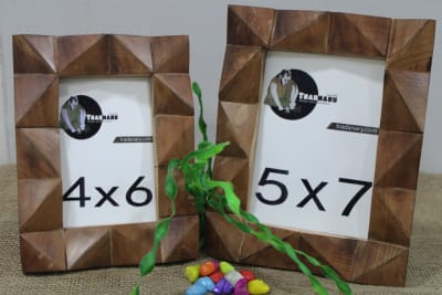 Zigzag Wooden Photo Frame thumbnail 1
