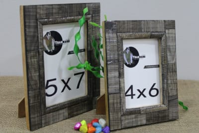 Hand Carved Black Horn Photo Frame thumbnail 2