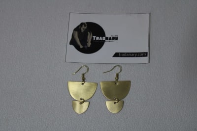 Brass Earrings thumbnail 1