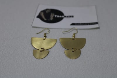 Brass Earrings thumbnail 2