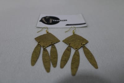 BRass Earrings thumbnail 4