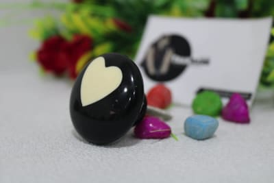 Resin Heart Design Knob thumbnail 1